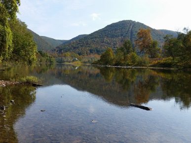 River at Sinnemahoning PA Sportsmen's Club